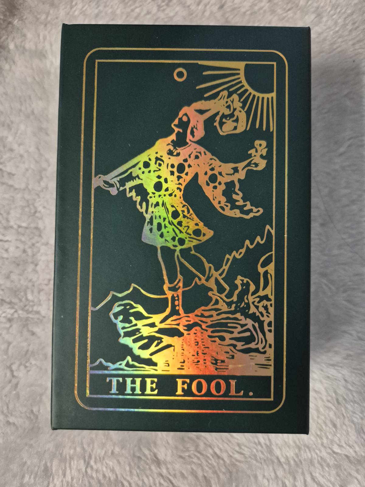 Green & Gold Foil Tarot Cards – Emerald Celestial Edition