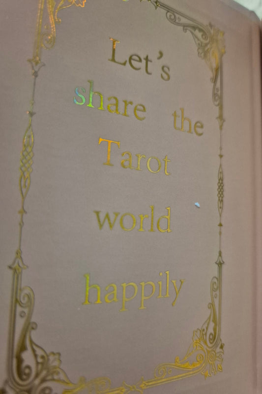 Rose Pink & Gold Foil Tarot Cards – Luxury Rose Gold Edition with Guidebook