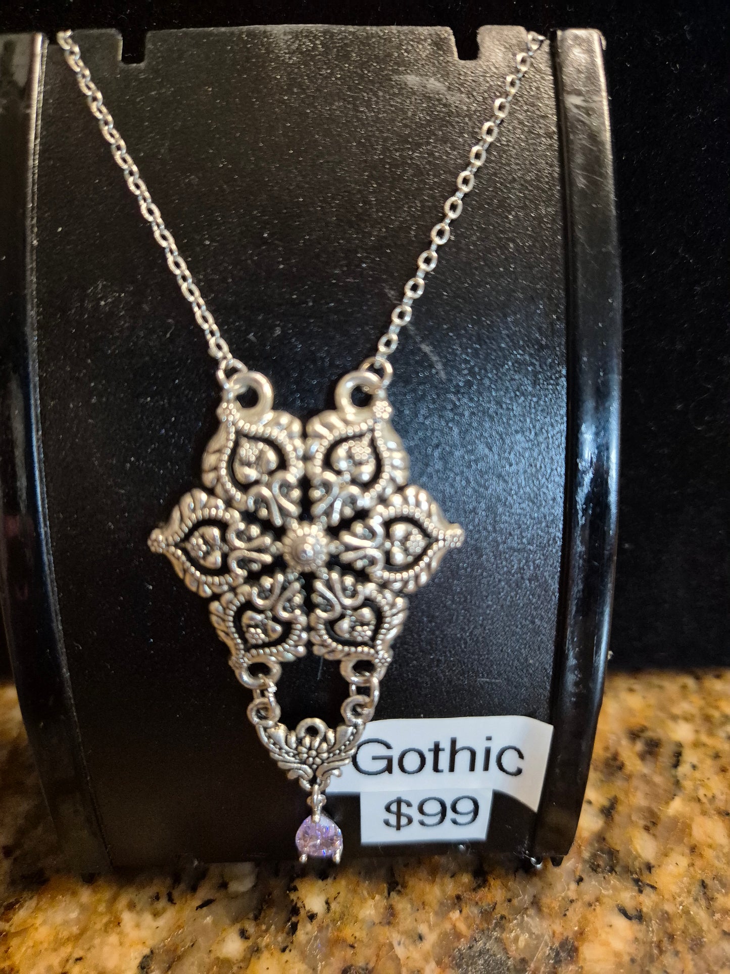 Gothic Amethyst necklace