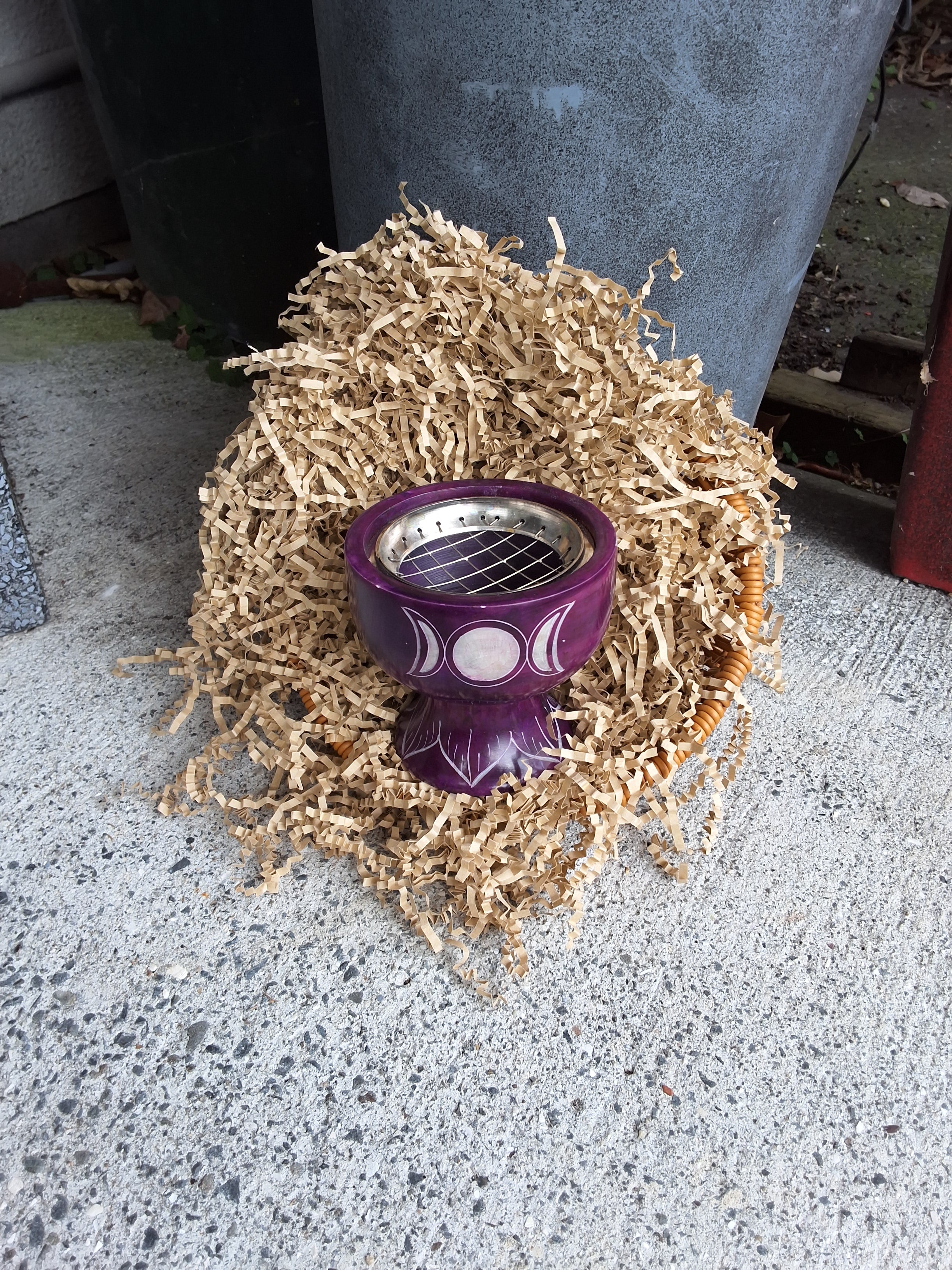 Soapstone Burner Tripple Moon – Rekkies Orcale Limited