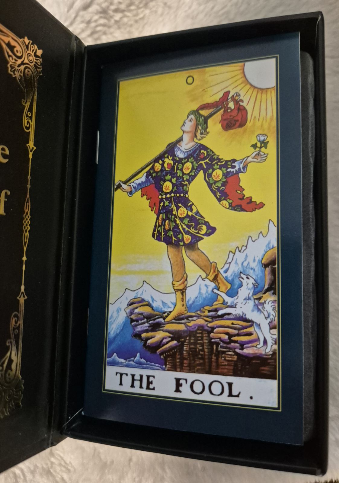 Black & Gold Foil Tarot Cards – Classic Midnight Edition