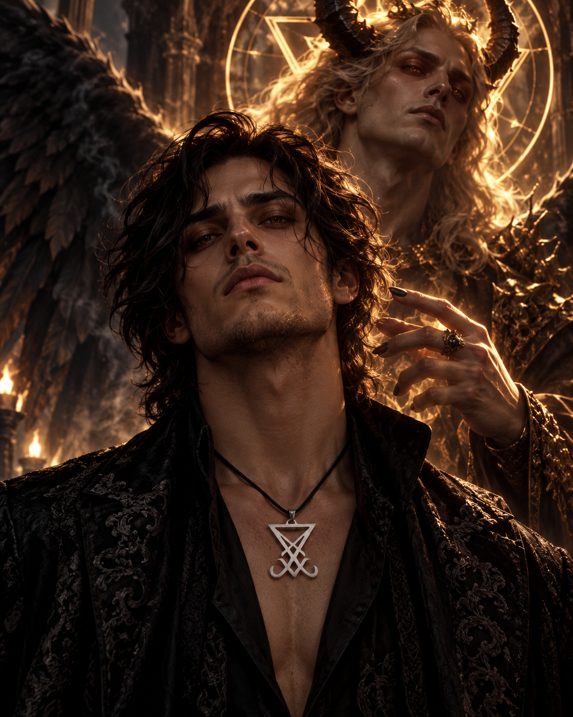 Sigil of Lucifer Pendant