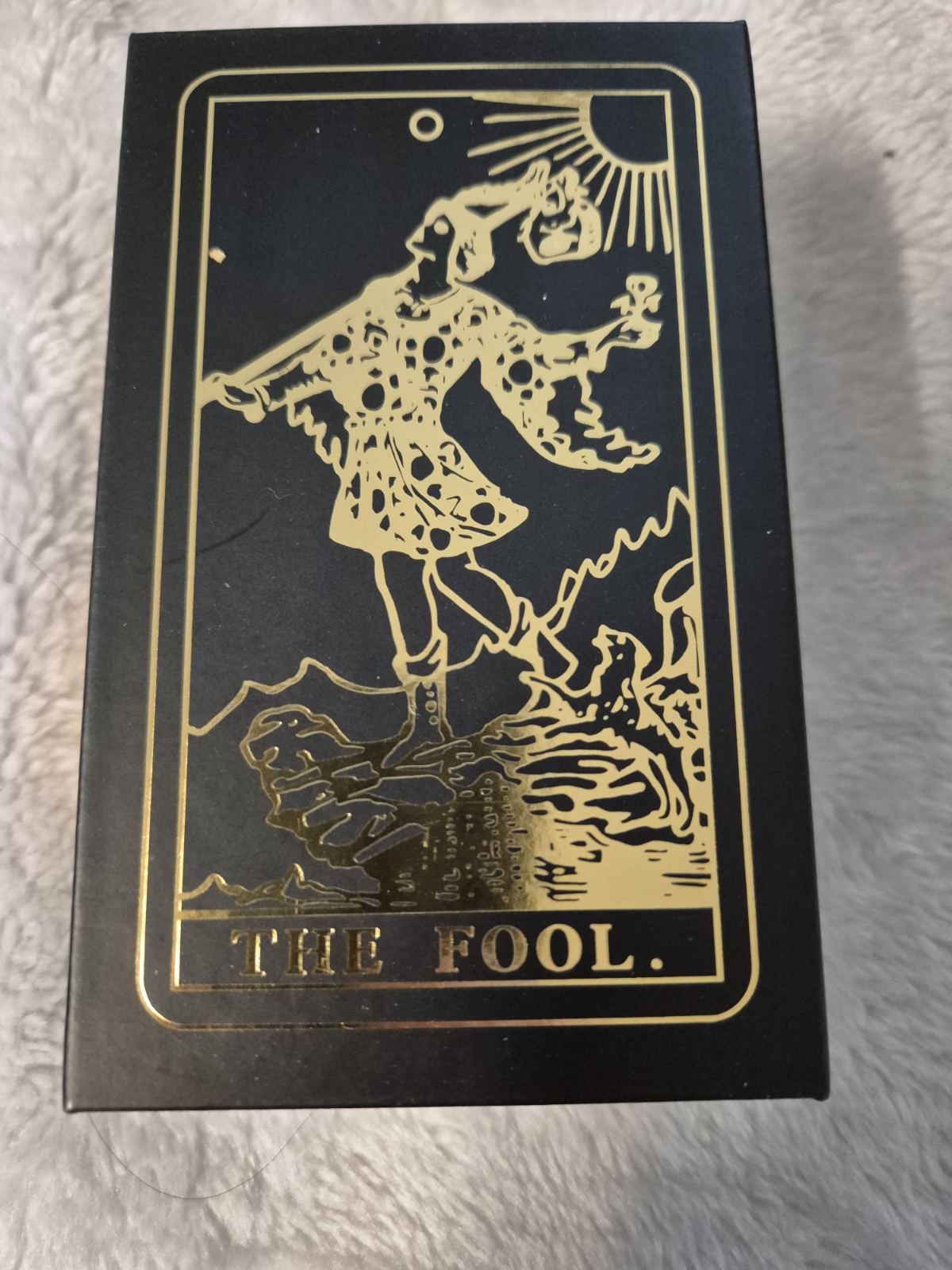 Black & Gold Foil Tarot Cards – Classic Midnight Edition