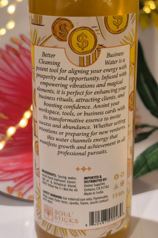 Better Business Cleansing Water – Attract, Prosper & Grow