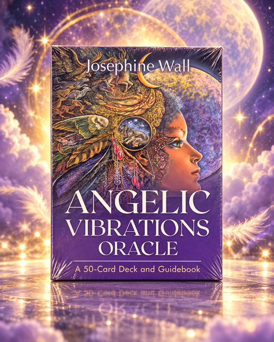 Angelic Vibrations Oracle – 50-Card Deck & Guidebook by Josephine Wall