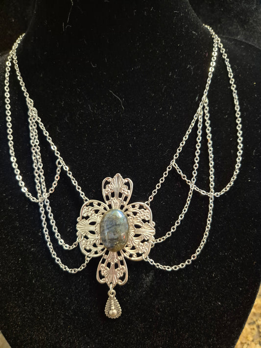Labradorite Gothic Necklace