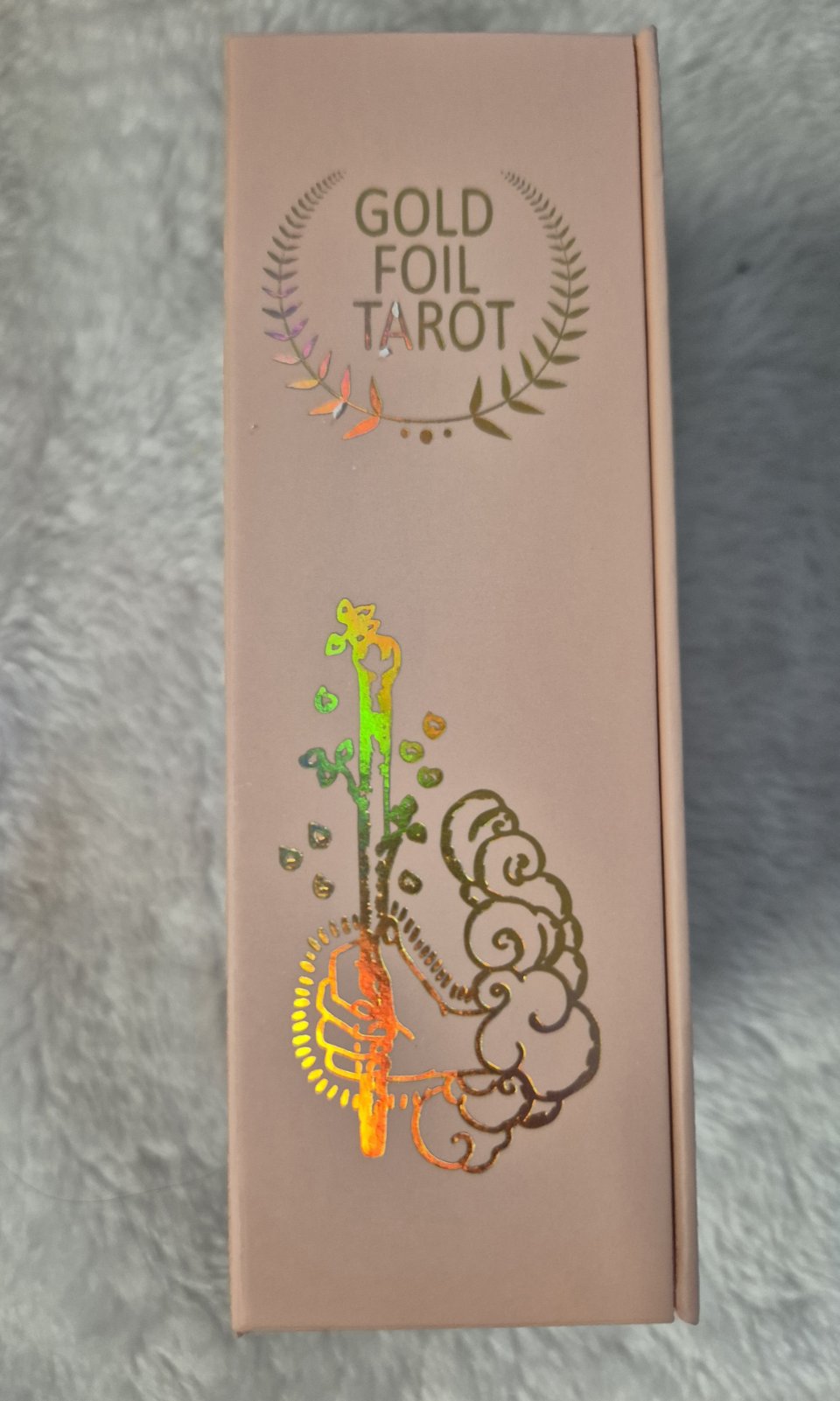 Rose Pink & Gold Foil Tarot Cards – Luxury Rose Gold Edition with Guidebook
