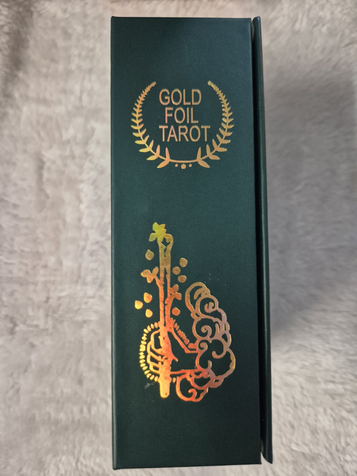 Green & Gold Foil Tarot Cards – Emerald Celestial Edition