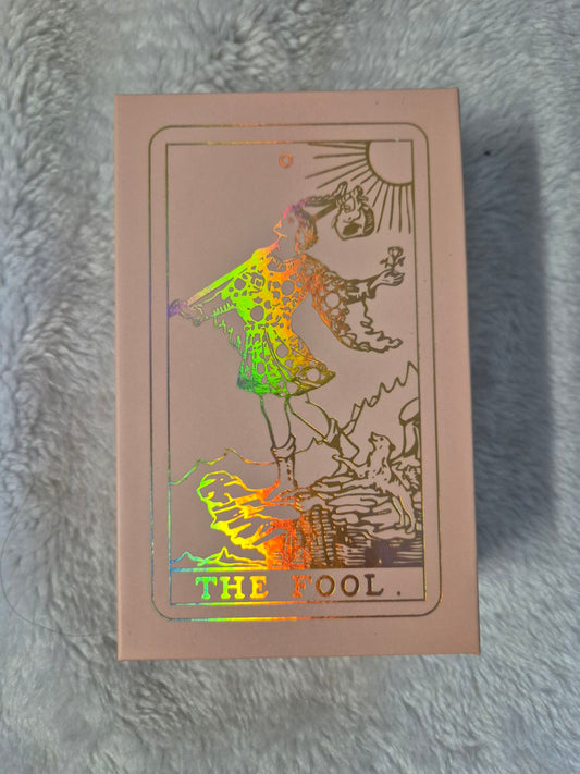 Rose Pink & Gold Foil Tarot Cards – Luxury Rose Gold Edition with Guidebook