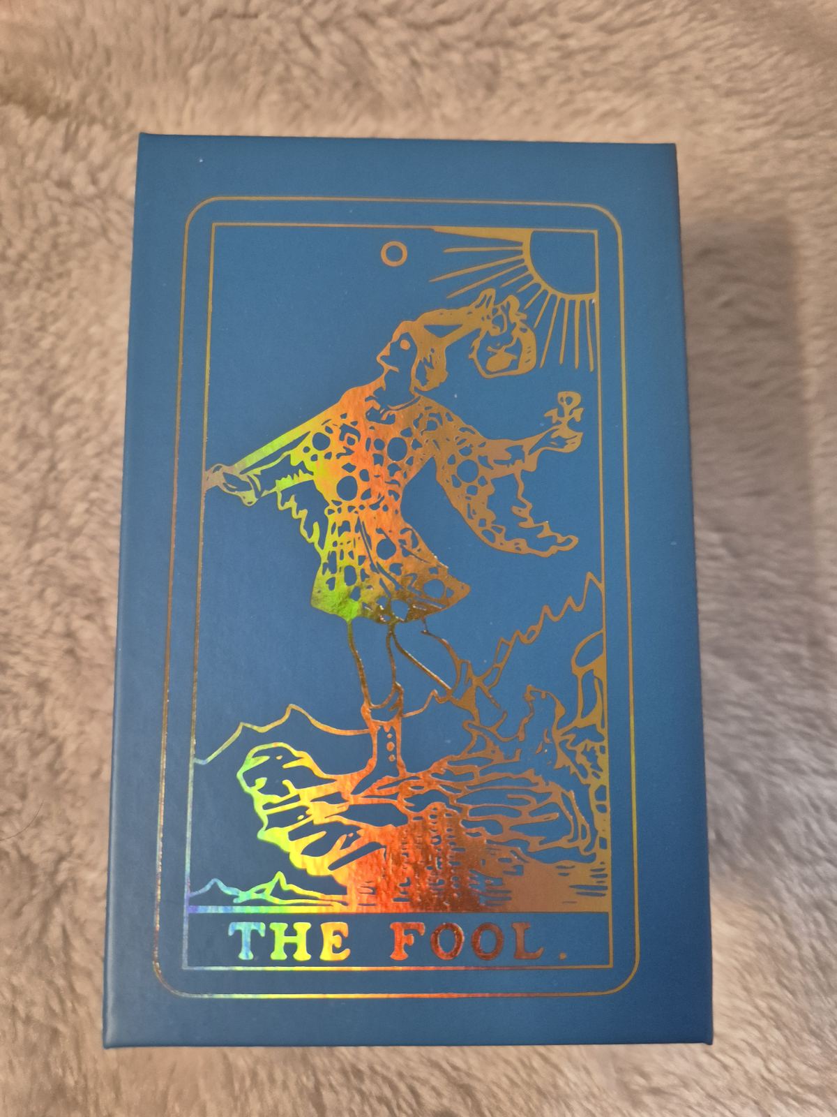 Blue & Gold Foil Tarot Cards – Moonlight Celestial Edition
