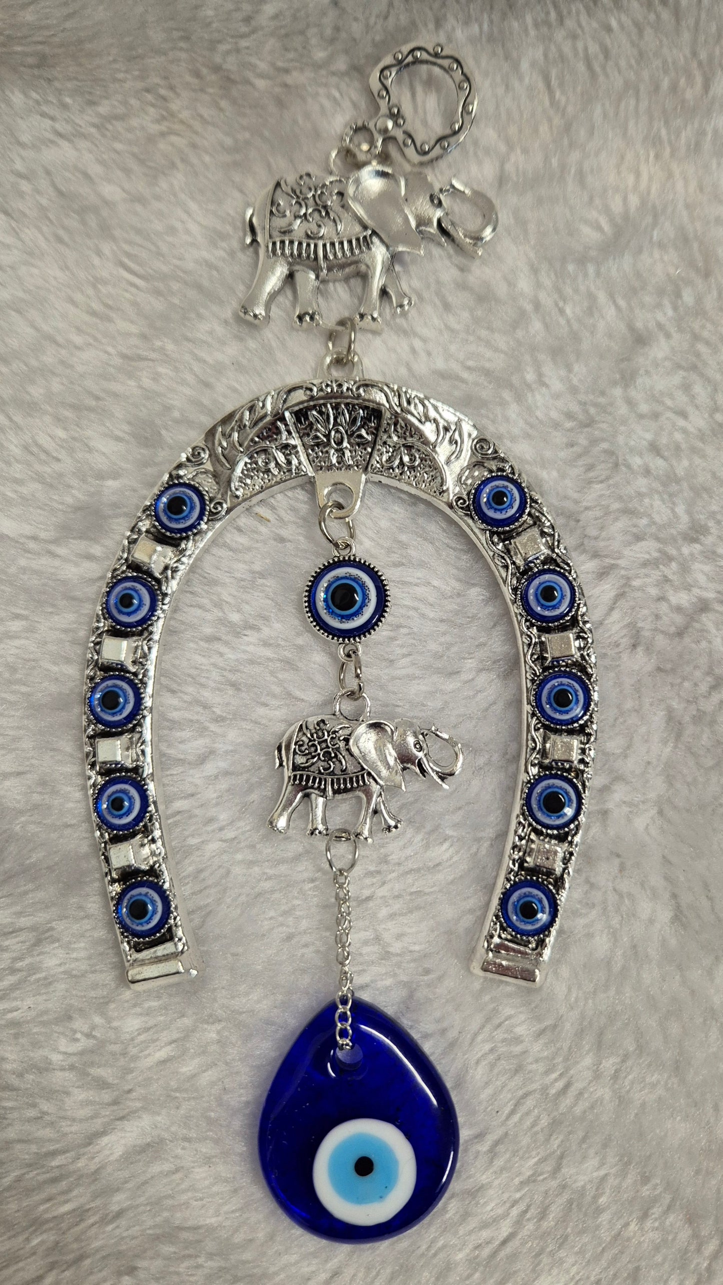 Horse Shoe Evil Eye Hanging