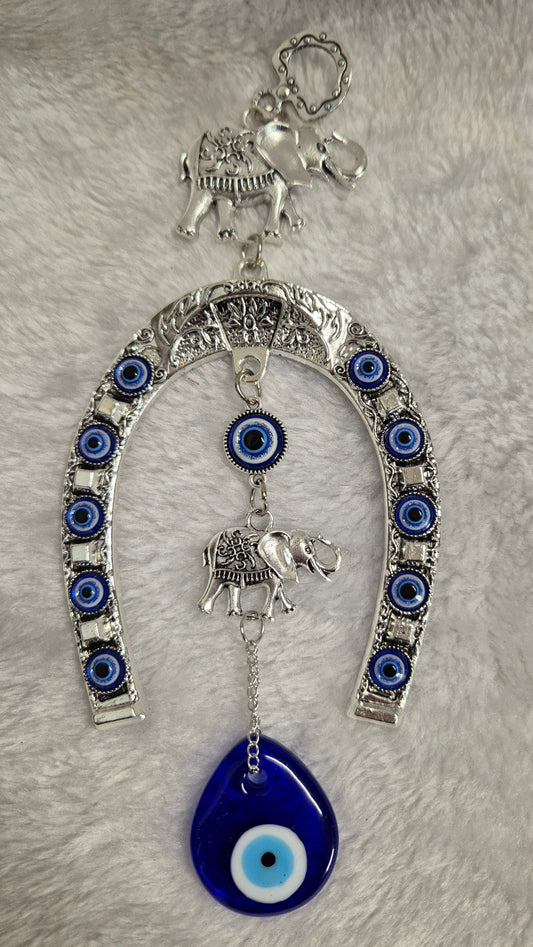 Horse Shoe Evil Eye Hanging