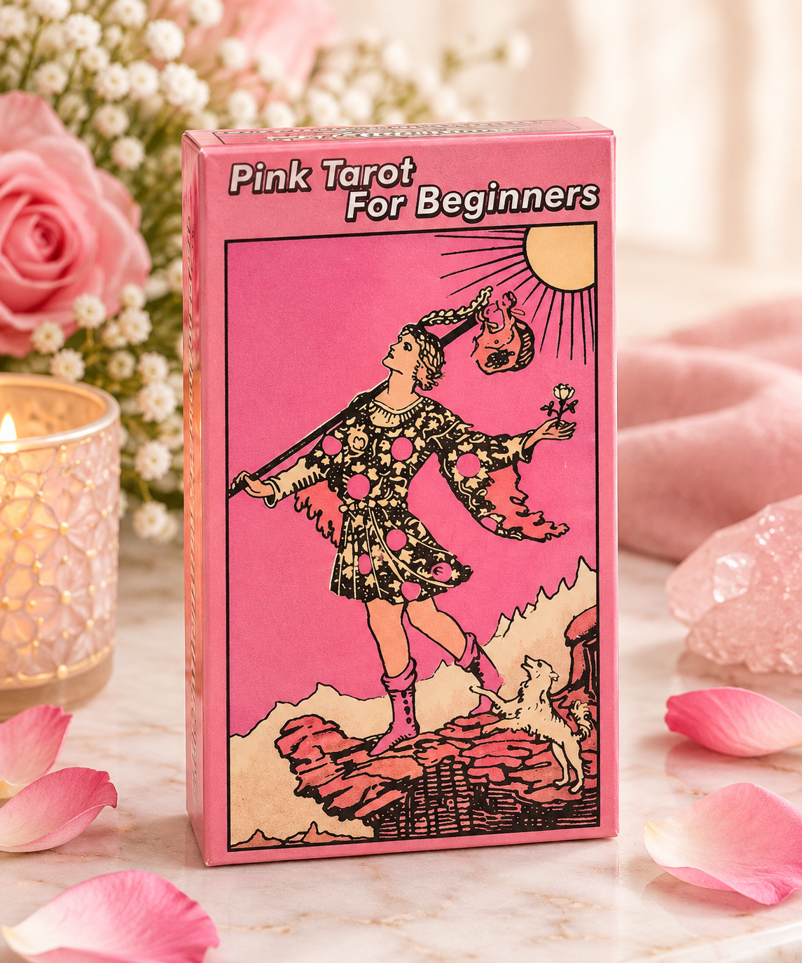 Pink Tarot for Beginners – 78-Card Traditional Tarot Deck