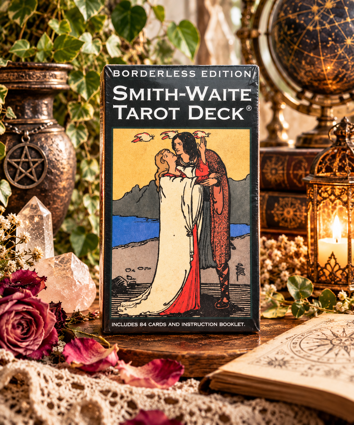 Smith-Waite Tarot Deck – Borderless Edition | 84 Cards
Traditional Wisdom • Intuition •