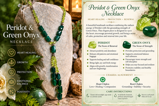 Peridot & Green Onyx Statement