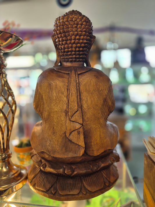 Beautiful wooden Buddha
