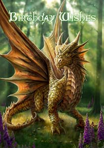 Friendly Dragon Card
