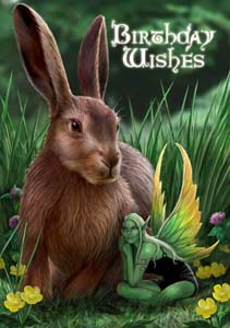 Hare & Sprite Card