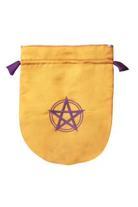 Pentagram in Circle Tarot Bag