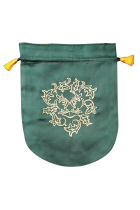 Green Green Man Tarot Bag